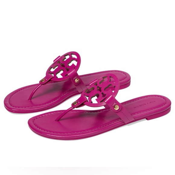 Tory Burch Shoes - Tory Burch Miller Fuchsia Cutout Sandals